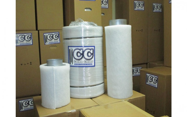 CarboClever "CC" Aktivkohlefilter 250m³/ h 100 mm